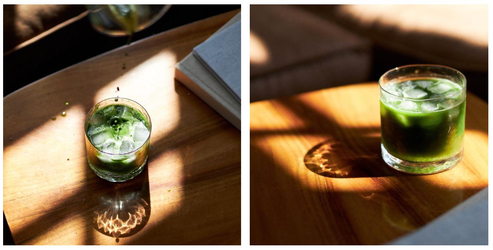 Tonik z herbatą matcha matcha drink